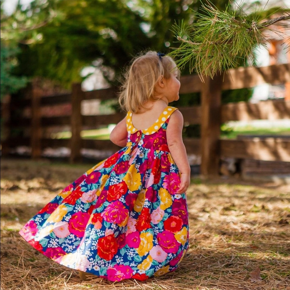 Beautiful Handmade Toddler Maxi Dress